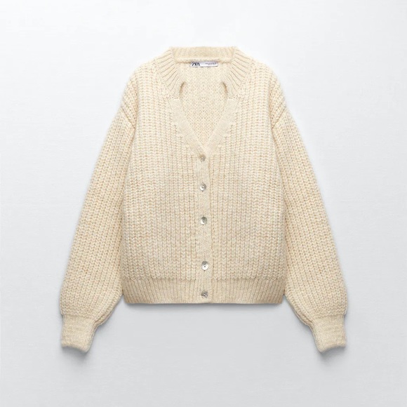 *SOLD*Zara knit jacket - Picture 6 of 9